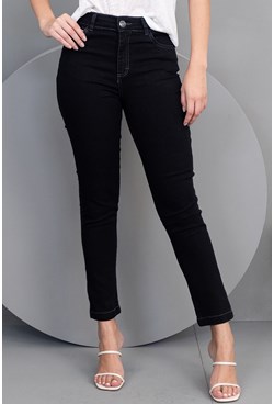 Calça skinny jeans detalhe no bolso