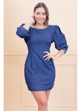 Vestido Curto - Vestido Jeans - Moda Feminina - Sisal Jeans Vestido Curto - Vestido Jeans - Moda Feminina - Sisal Jeans